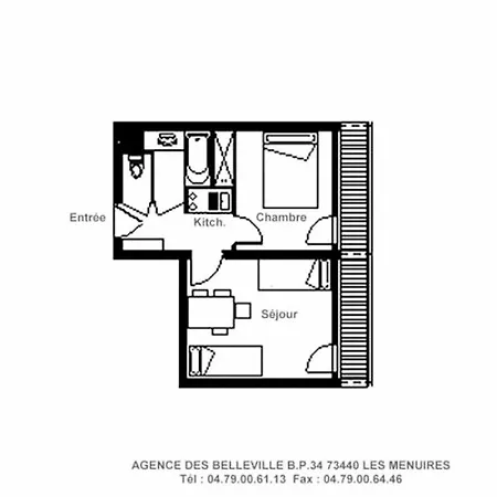 Chaviere - Agreable - Au Pieds Des Pistes - Balcon Mae-2384 Apartment
